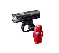Cateye AMPP 400S/VIZ 100 Light Set BLACK
