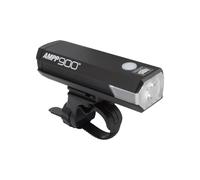 CatEye AMPP 900 Super Bright LED Bicycle Front Lights - OptiCube Technology - IPX4 Waterproo FlexTight Easy Fit Bracket - USB Rechargeable - Cycling Lights, Black