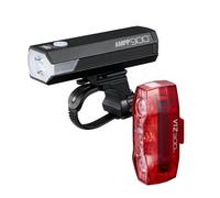 Cateye Ampp900 + Viz300 Light Set Red 900/300 Lumens 900/300 Lumens Black