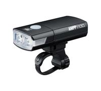 CatEye AMPP Super Bright LED Bicycle Front Lights - OptiCube Technology, IPX4 Waterproo FlexTight Easy Fit Bracket | USB Rechargeable Bike Light | Front Bike Lights | Bicycle Accessories