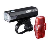Cateye Ampp400/viz150 Bike Light Set