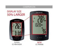Cateye Counter Padrone Digital Wireless Cc-pa400b Cycling Computer One Size Black