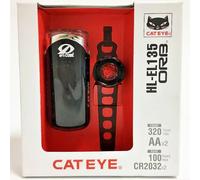 CatEye HL-EL135 and Orb Front/Rear Bike Light Set Black