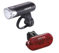 CatEye EL135/TL155 Omni 5 Light Set CA490EL135155 - 3-LED Headlight with 150 candlepower beam + 5-LED Omni Rear, 360 visibility