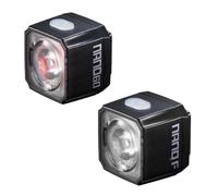 Cateye Nano Rechargeable Bike Light Set - Black / Rechargeable / Light Set