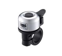 Cateye OH-1200 Brass Road MTB Bike Bell - Silver / 88dB / Up To 25.4mm Handlebar
