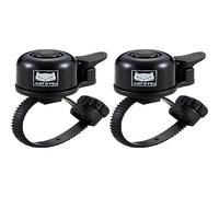 Cateye OH-1400 Alumunium Bell: Black (Pack of 2)