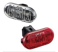 Cateye Omni 3 Front & Rear Bike Light Set