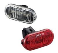 Cateye Omni 3 F/r Set Tl-ld135 Cycling Lights And Reflectors - Black