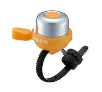 CATEYE PB-1100P Wind Bell - Colorful Brass Bike Bell, Youth Cycling Safety, Tool-Less FlexTight™ Mount Fits Road, MTB, Kids Bicycles, Loud 60 Decibel Ring Sound