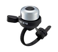 CATEYE PB-1100P Wind Bell - Colorful Brass Bike Bell, Youth Cycling Safety, Tool-Less FlexTight™ Mount Fits Road, MTB, Kids Bicycles, Loud 60 Decibel Ring Sound