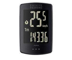 CatEye Unisex Padrone Stealth Wireless Cycle Computer, Black, One Size UK