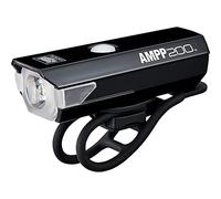Cateye AMPP 200 USB Rechargeable Front Light - Black / Front / Rechargeable