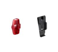 CatEye Unisexs Viz 100 Rear Light Bicycle Black One Size CatEye C2 BeltBag Clip for FrontRear Safety Li 5342460 Cycling Lights and Reflectors Blac