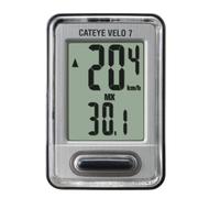 CATEYE Velo 7 Bike Computer Wired Distance - Speed - Time