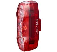 Cateye Viz 450 Lumens USB Rechargeable Rear Bike Light Red