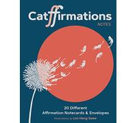 Catffirmations Notes: 20 Different Affirmation Notecards & Envelopes