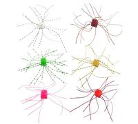 Catfish Bait 6Pcs 6 Color Dice Bait with Whisker TPE with Salt Bass for Largemouth/Smallmouth Bass Portable Professional Fishing for Freshwater, Saltwater