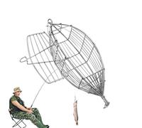 Catfish Bait Holder, Automatic Feeder, Portable Stainless Steel Bait Basket for Shrimp Groundbait Catfish Carp Reef Area