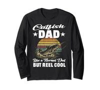 Catfish DAD Like A Normal Daddy But Reel Cool Fisherman Fish Long Sleeve T-Shirt