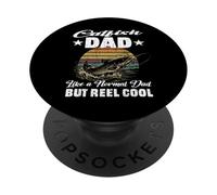 CATFISH DAD Like A Normal Daddy But Reel Cool Fisherman fish PopSockets Adhesive PopGrip