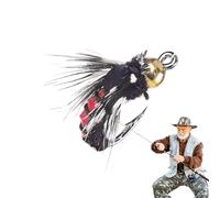 Catfish Fishing Hooks, Simulated Fly Baits with Hooks, Fishing Accessories for River Stream Bridge Flat Water and Fishing Methods such as Tenkara Throwing Jigging with Dry and Wet for