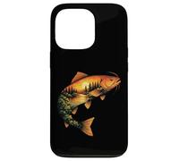 Catfish Fishing Mudcat Flathead Sunset Nature Landscape Case for iPhone 13 Pro