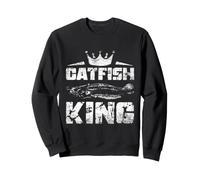 Catfish King Fishing Angler Catfisherman Sweatshirt