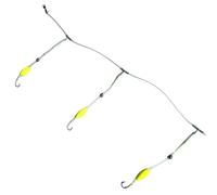 Catfish Mounting 3 Reverse Hooks - Fishing Assembly for Coarse Fish Predatory Fish Bait Equipment for Freshwater Saltwater Lake River Sea Crappie Carp Trout