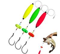 Catfish Rig For From The Shore,Float Rigging for Catfish Fishing | Compact Multifunctional Fishing Rod Set for and Saltwater
