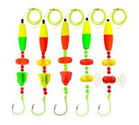 Catfish Tackle Kit, 5 Pieces Catfish Fishing Accessories with Bright Bait and Noise Actuator, Effective Equipment for Bass Trout, Carp Kayak, Pier, Shore, Deep Water Boat, Men, Beginners, Older