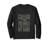 Catfishing Outfit Men Fishing Fisherman Flathead Catfish Long Sleeve T-Shirt