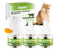 Catgrass Cat Calming Pheromone Diffuser Reduces Conflict Between Cats Effective Anxiety Relief for Cats (B)