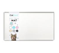 CatGuru Cat Food Mat, 19"X12" - 24"X16", Silicone, Marshmallow