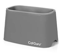 CatGuru Premium Cat Litter Scoop Holder - Heavy-Duty Scooper Storage Caddy, Scoop Stand for Kitty Litter Box, Fits Most Cat Litter Scoops (Gray)