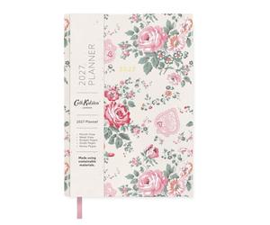 Cath Kidston ~ A5 ~ 2027 ~ Week/ Month To View Cloth Diary~Hackney Rose Diary