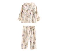 Cath Kidston Baby Girls Woven Button Through Pyjama Set - White - 6-7 Years - White - 100% Cotton
