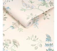 Cath Kidston Birds And Roses Blue Wallpaper