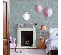 Cath Kidston Birds and Roses Summer Wallpaper
