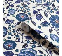 Cath Kidston Blue Strawberry Garden Smooth Wallpaper