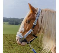 Cath Kidston Blue Strawberry Headcollar & Leadrope Set - Blue - Size: Cob