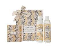 Cath Kidston Body Wash and Body Lotion 2x 200ml, Relaxing Bath Salts 3x 20g, Beauty Bathing Gift Box, Shea Butter, Scent of Orange Blossom, Travel Size, Vegan Friendly and Cruelty Free, Gift For Her