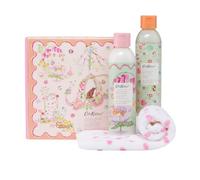 Cath Kidston Body Wash and Lotion 200ml x2, 100% Soft Cotton Hand Towel, Pistachio Ice Fragrance, Shea Butter, Beauty Gift For Her, Travel Size, Vegan and Cruelty Free