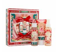 Cath Kidston Body Wash, Lotion & Spray 3 x 100ml | Body Care Gift Set, Shea Butter, Christmas Scent, Travel Size, Vegan and Cruelty Friendly