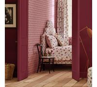 Cath Kidston Button Spot Pink and Red Wallpaper