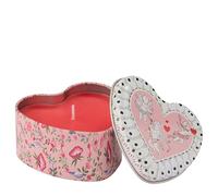 Cath Kidston Candle 100g in Heart Shaped Tin, Vegetable Wax, Uplifting Home Fragrance, Burn time 20 to 25 Hours, Beauty Gift for Her, Cruelty and Vegan Friendly