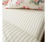 Cath Kidston Stripe Fitted Sheet Double Green