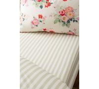 Cath Kidston Stripe Fitted Sheet Double Green