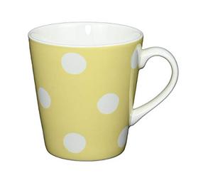 Cath Kidston China Mini Stanley Button Spot Mug 300ml in Warm Yellow