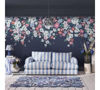 Cath Kidston Clifton Floral Navy Fixed Size Mural